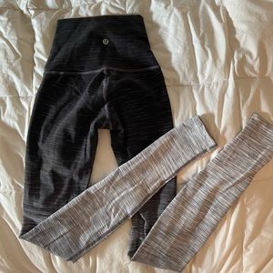 Lululemon Wunder Under Ombré leggings Size 2